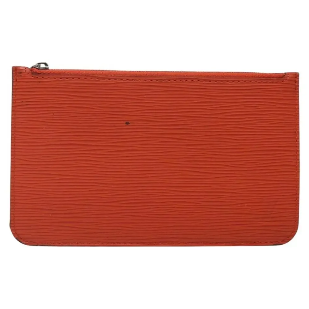 Louis Vuitton Epi Neverfull PM Pouch Orange